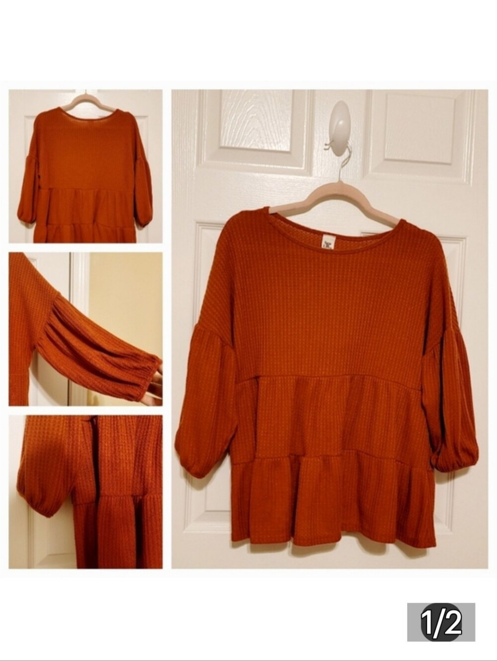 Amber Boho Tiered Top